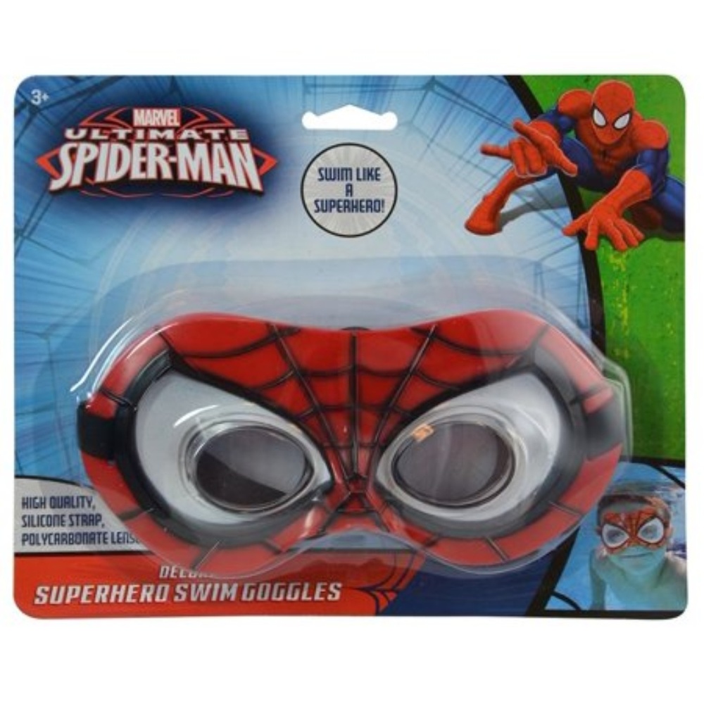 SWIM GOOGLES SPIDERMAN